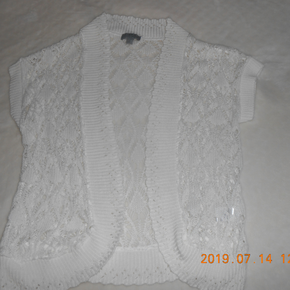 crocheted lace Bolero